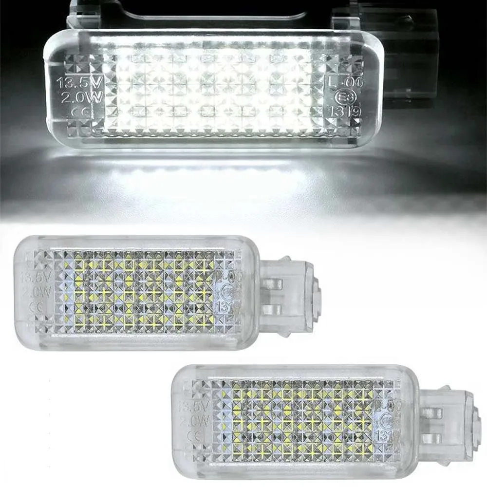 

2x LED Footwell Under Courtesy Light Luggage Trunk Glove Box Lamps For Audi A3 S3 A4 S4 RS4 A6 S6 RS6 A5 A2 A1 A8 S8 Q5 Q7 TT R8