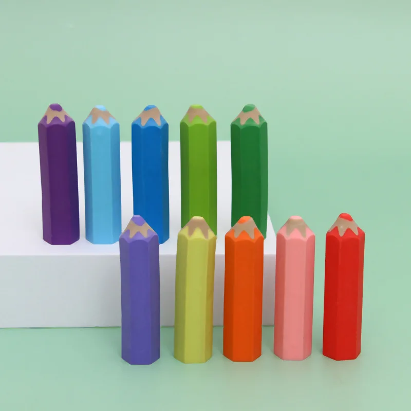 Pencil Erasers Kawaii Solid Color