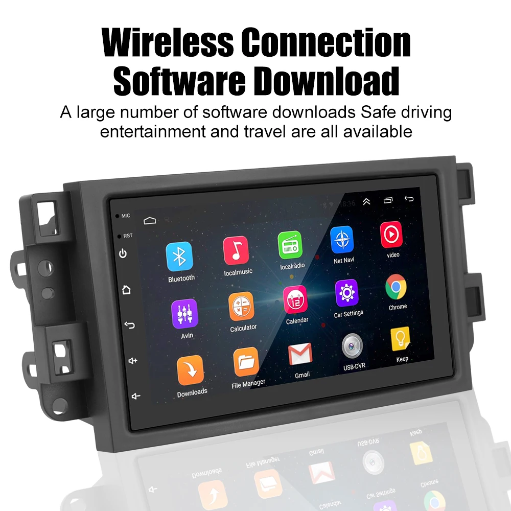 

7 Inch GPS Bluetooth WiFi For Chevrolet Aveo Lova 2007-2011 Captiva Epica 2006-2011 2 Din Touch Screen Android 10.1 MP5 Player
