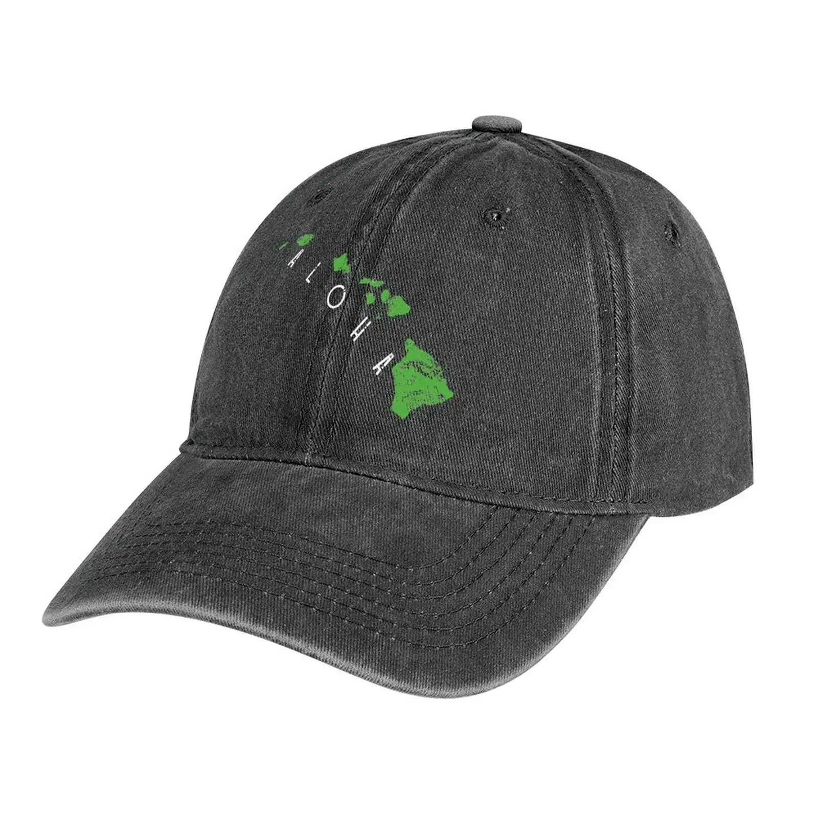 

Aloha Hawaiian Islands Distressed Cowboy Hat Snap Back Hat beach hat fashionable For Women 2024 Men's