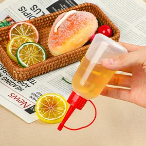 5 Pieces 100ml Plastic Clear Tip Applicator Bottle Plastic Squeeze Bottle With Tip Cap For Crafts Art Glue Multi Purpose