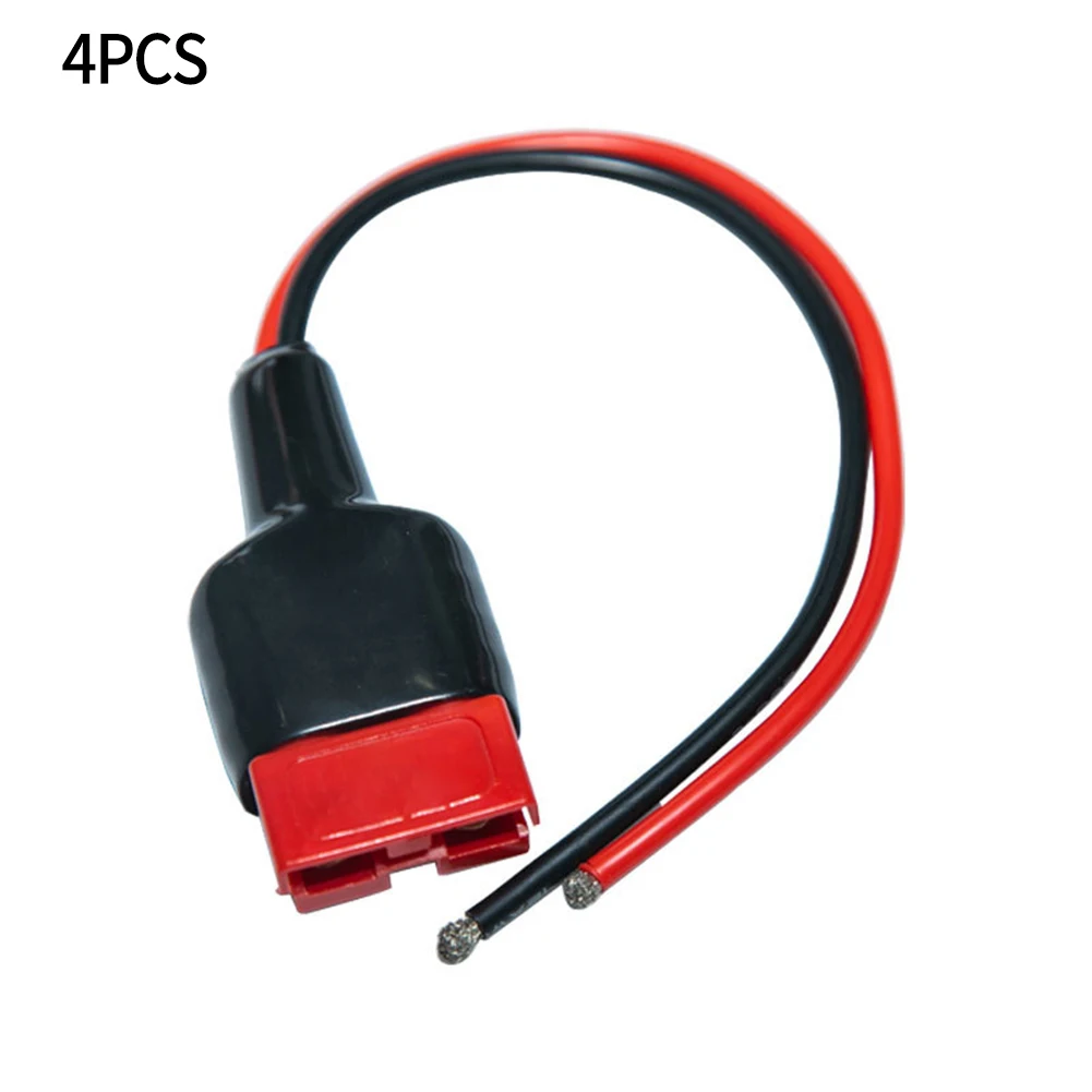 4PCS Waterproof 50A For Anderson Plug Connector Dustproof Cable Jacket