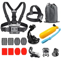 Ultimate Action Camera Accessory Kit with Case, Strap, Mount, and Selfie Stick for Set 5