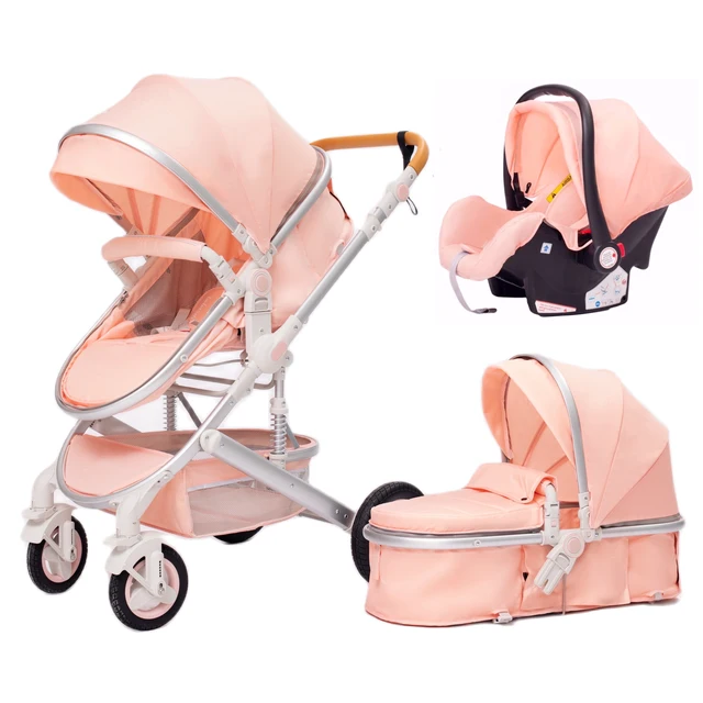Luxury Baby Stroller 3 in 1 11