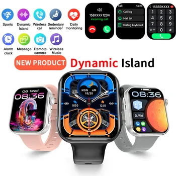 2026 1.83 inch ECG Men Smart Watch IPS Color Display Military Grade Outdoor Sports Health Three Rings BT Call 2026 Smartwatches 1