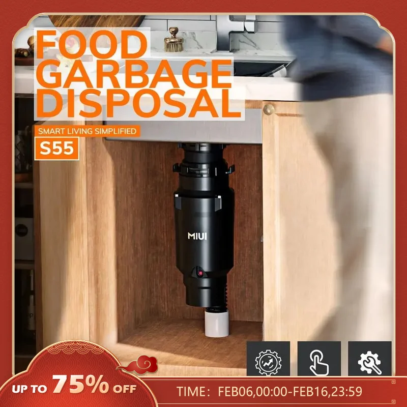 MIUIContinuousFeedGarbageDisposalwithSoundReduction12HPFood