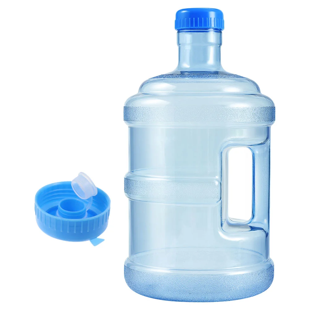 

5 Gallon Water Jug Plastic Crown Cap Reusable Sports Sports Sports Water Bottle Water Storage Bucket 2 Cap 5 Liters Water