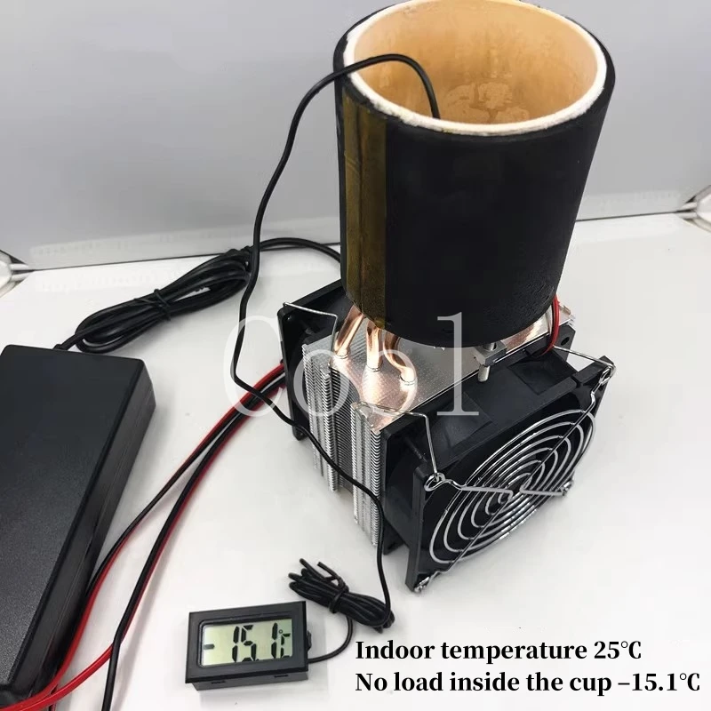 DIY Refrigerator Refrigeration Tablet Beverage Cooling Cup Ice Machine Electronic Refrigerator DIY Semiconductor Parts Cooling
