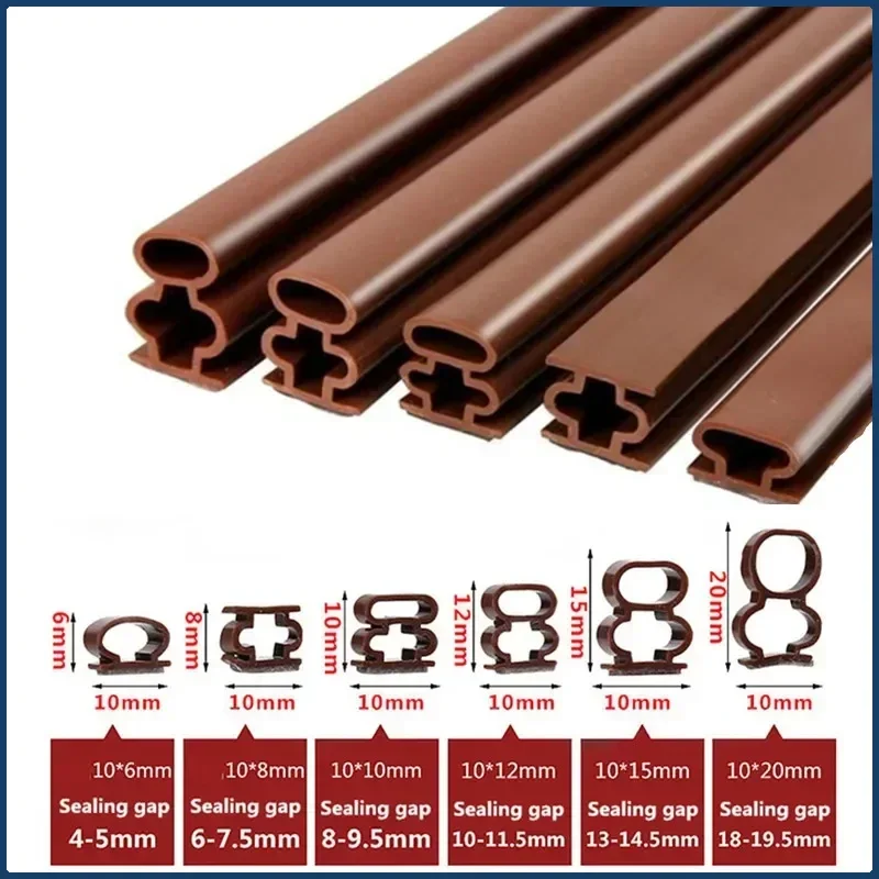 The Sealing Strip For The Entrance Door Is SelfAdhesive And Elastic, With Wind, Sound Insulation, Collision, And Wear Resistance