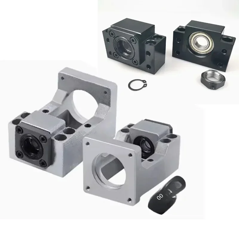 support de moteur en aluminium support vis billes pour servomoteur pas pas nema 05