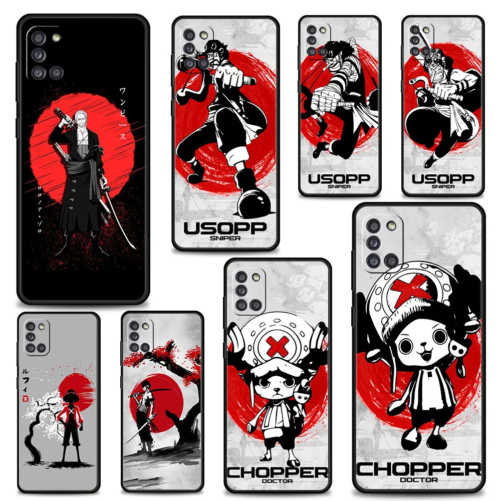 Zoro Cherry Sunset Carcasa Coque Samsung Galaxy A12 A52 A51 A71 A32 A21s A02s A31 A72 A22 A41 A03 A13 чехол для телефона |