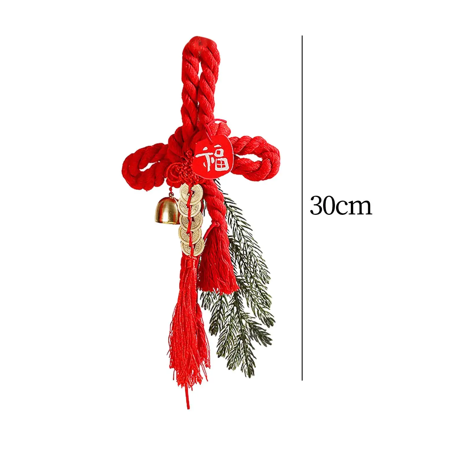 Chinese Knot Tassel 2024 Dragon Fu Character Red Spring Festival Decor Handmade New Year Decorations for Chinese Spring Festival