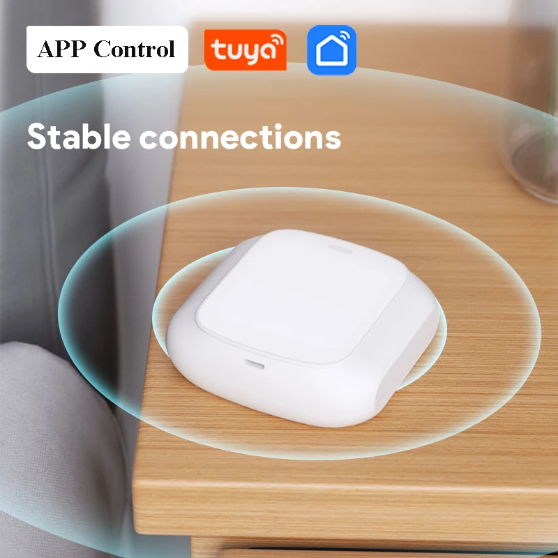 Tuya WiFi ZigBee Smart Scene Wireless Switch Push Button Controller Automation Scenario 2 Gang Smart Home Gadgets Smart Control 2