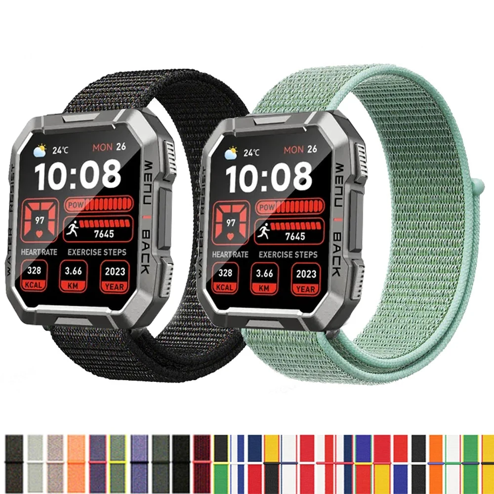 Cinturino In Nylon Per Blackview W60 Smartwatch Replacment Bracciale Cinturino Sportivo Correa Per Blackview W60 Band