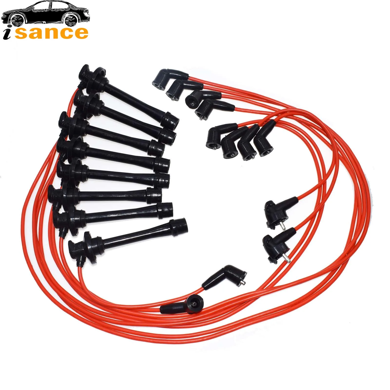 Spark Plug Ignition Wires Set Cable 23022 for Lexus LS400 SC400 4.0L V8 1990-1997