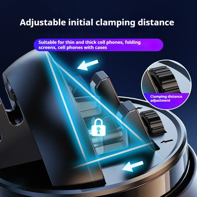 Eary Car Phone Holder Stand Mount for Dashboard With 360 Rotatable Stand for iPhone 17 16 Pro Max Samsung S25 Ultra Z Fold 7 6 5