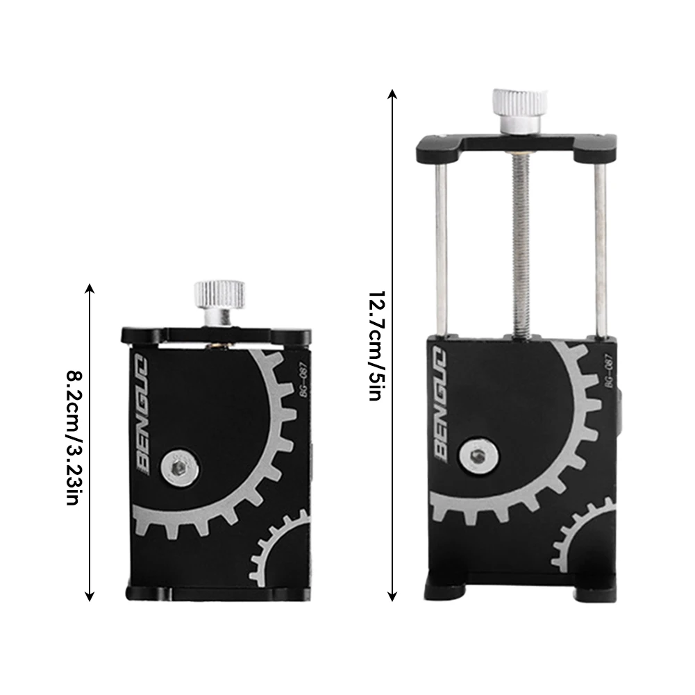 Motorcycle Bike Phone Holder Shock Absorber Quad Lock MTB Handlebar Phone Stand 360° Rotatable GPS Navigation Support Bracket