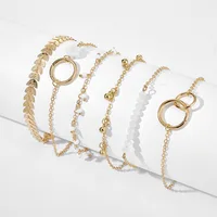 Trendy 6-Piece Stackable Bracelet Set with Adjustable Geometric & Tassel Design - Perfect for Everyday & Special Occasions 2