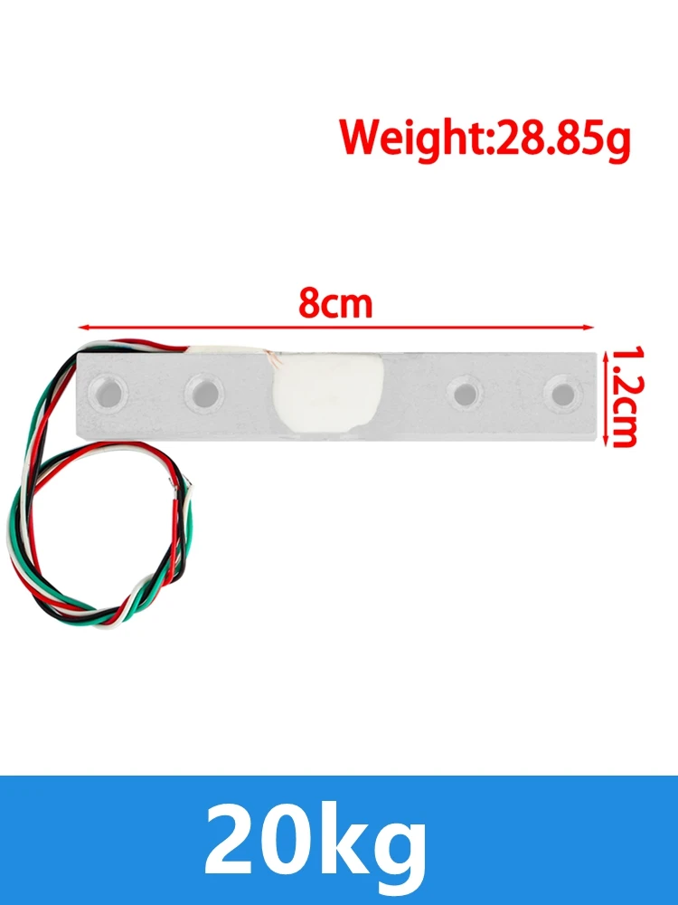 Portable Electronic Kitchen Scale with Digital Load Cell Sensors and Weighing Module