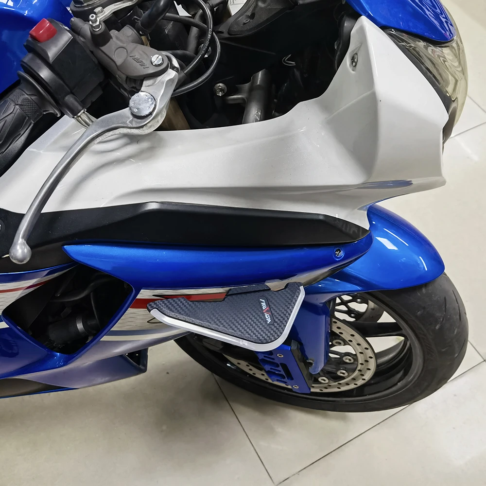 Frontverkleidung, aerodynamische Winglets, Seitenspoiler, dekoratives dynamisches Flügel-Set für Suzuki GSX-R600 750 1000 125 GSX-250R GSXS1000F – Detail 11