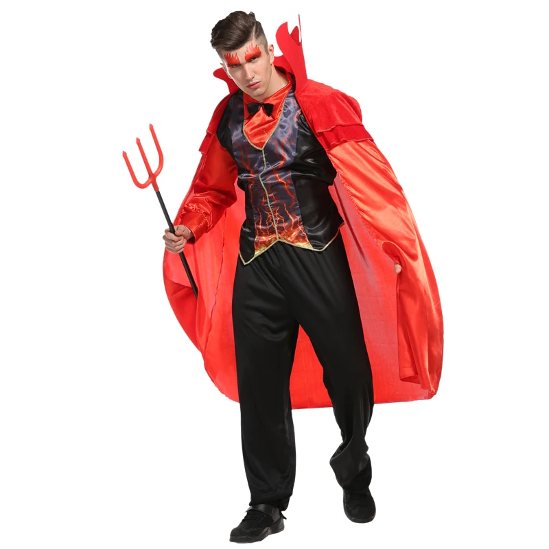 Men Medieval Vampire Cloak For Adult Scary Dracula Cosplay Cape Purim Carnival Party Dress Up anime cosplay cloak