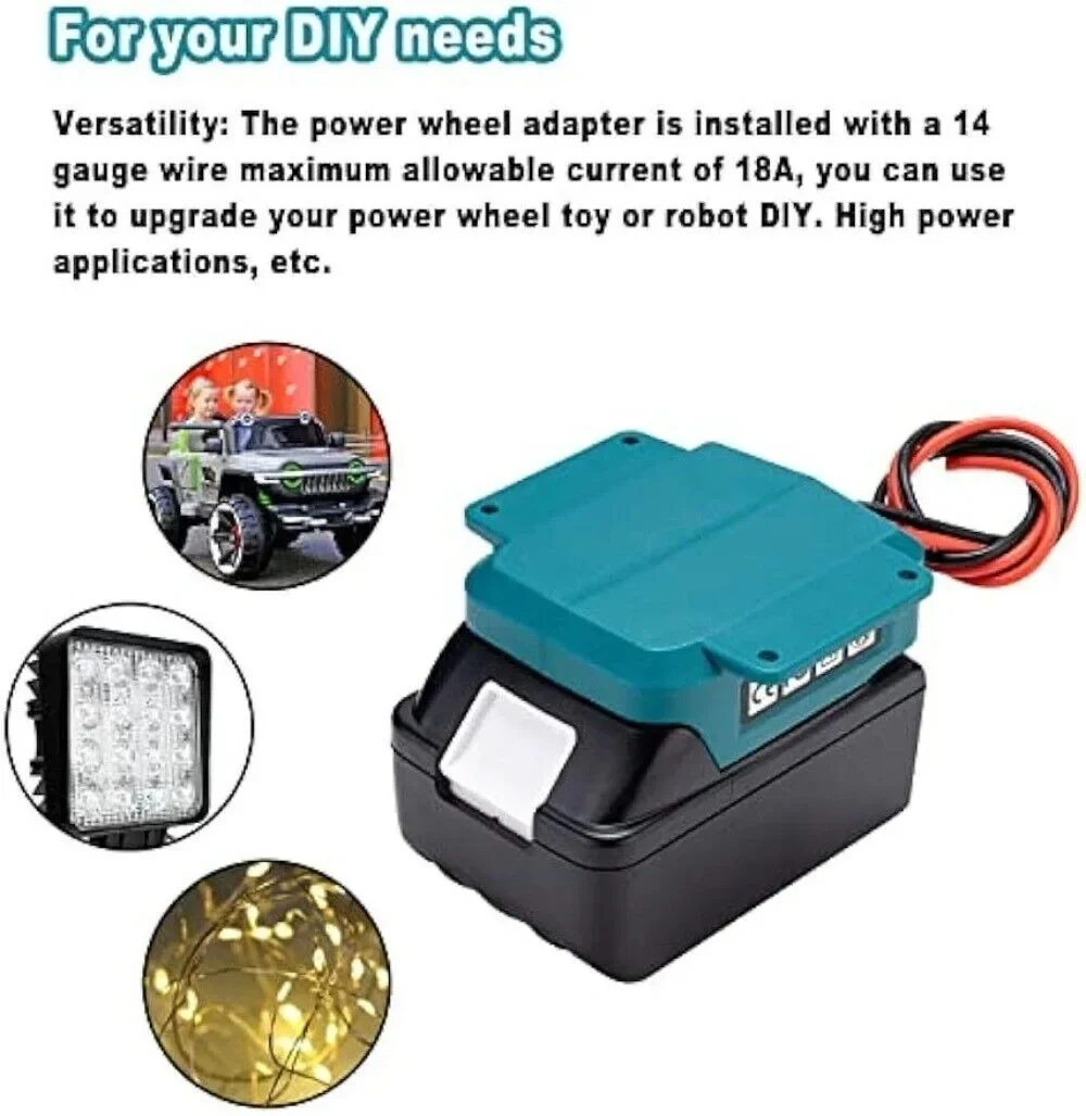 Makita 18V 리튬 이온 배터리 용 DC 18V  DC 12V 20A 240W 스텝 다운 컨버터 어댑터 DIY 자동 벅 부스트 전압 레귤레이터