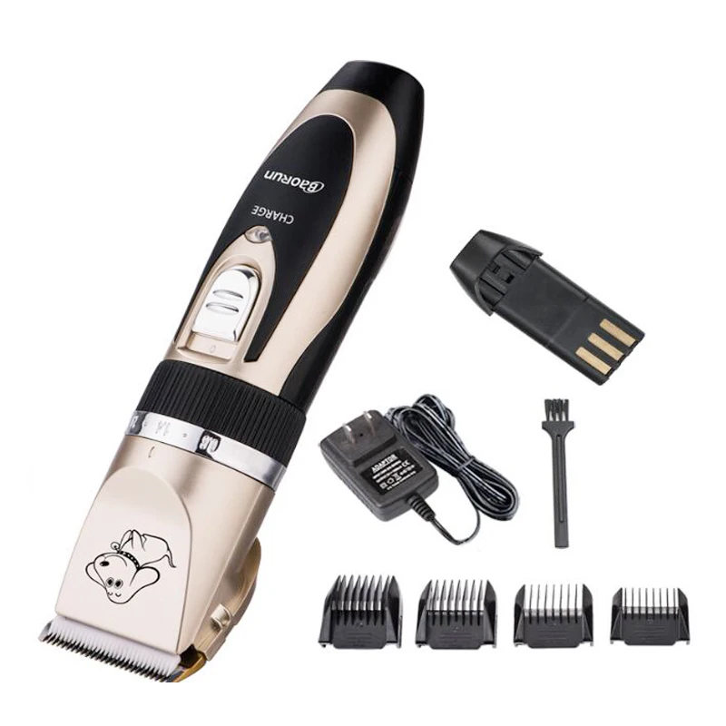 Electric Hair Clipper For Dogs Cat Professional LCD Screen Pet Trimmer Clippers Rechargeable Electric Trimmer BaoRun P2