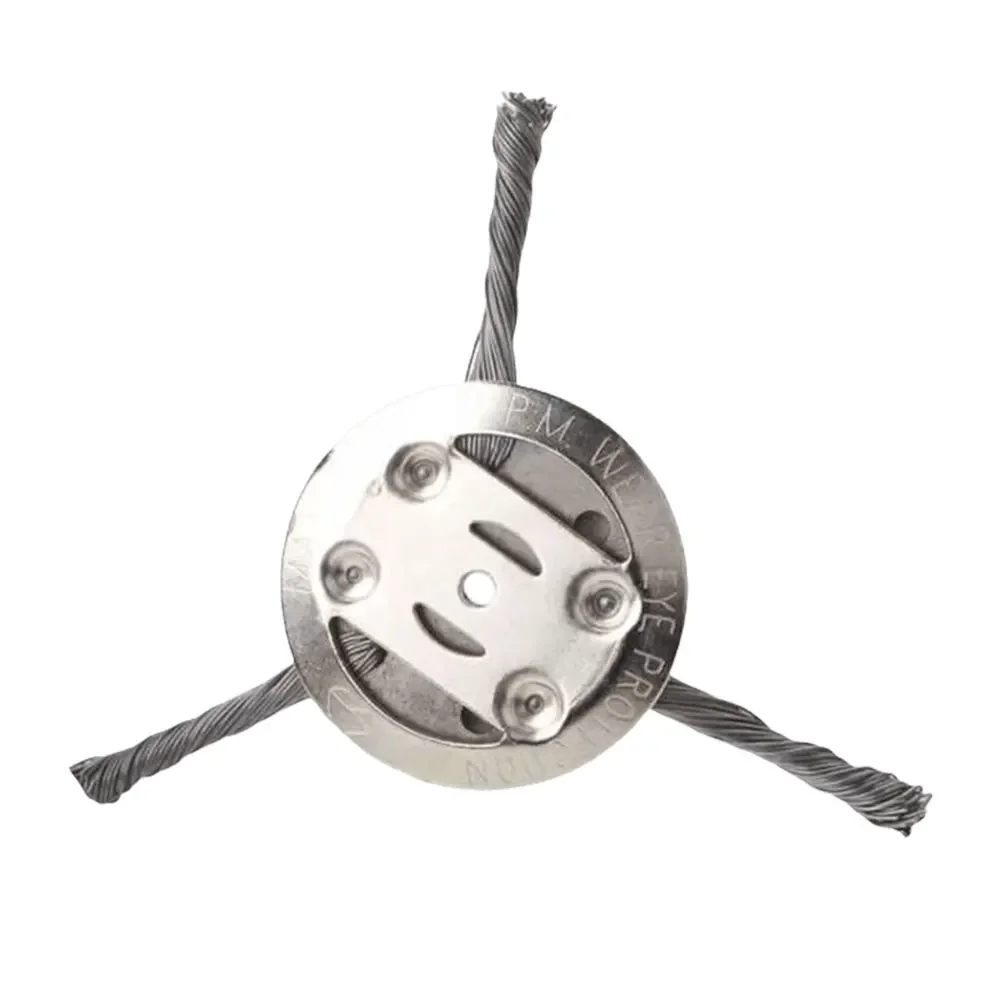 Grass Trimmer Head Universal Wire Trimmer Head Replacement Weed Wacker Attachments Heads for Electric Mower 3
