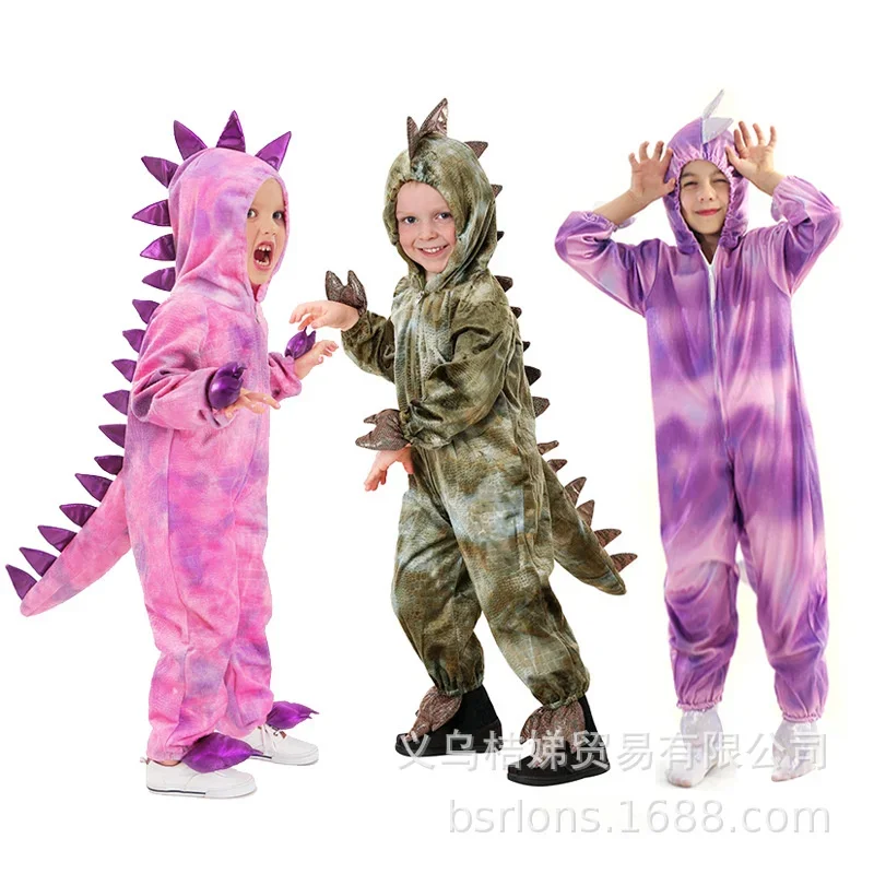 

Dress Up America T-Rex Costume for Kids - Dinosaur Costume for Boys and Girls - Green Dino Jumpsuit