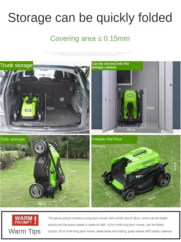 220V Efficient Grass Trimming Machine for Multi-functional Lawn