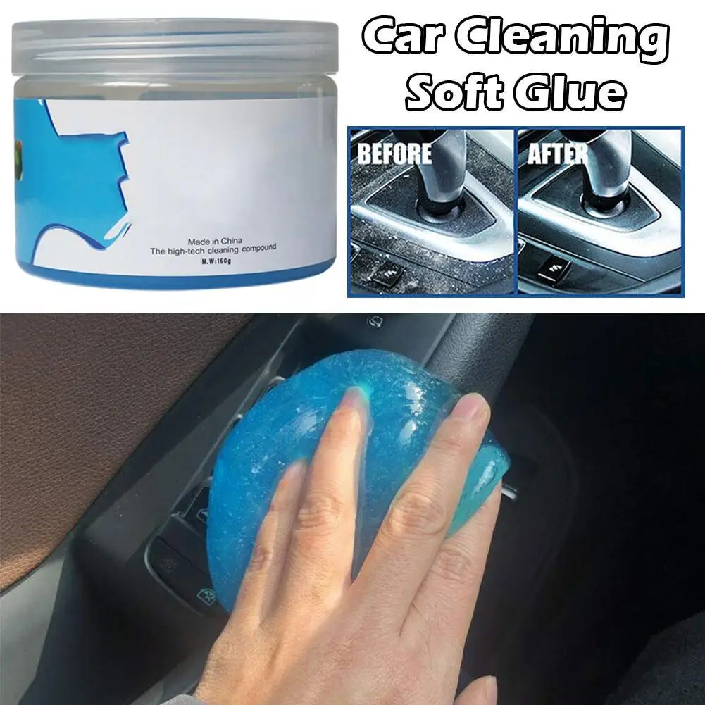 Car Cleaning Gel Multifunctional Air Vent Outlet Dashboard Mud Dust Magic Cleaning Tool Remover Tool Laptop Dirt Clean Wash A6N7
