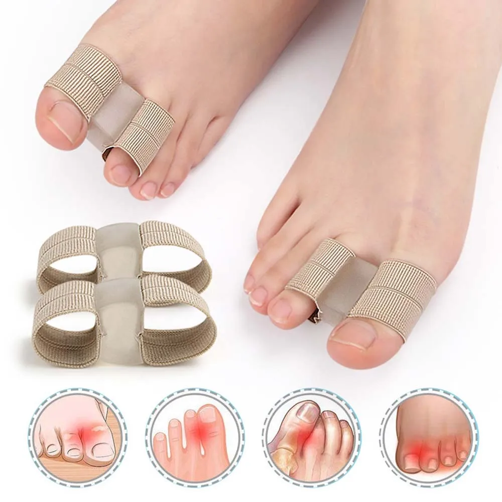 SEBS Toe Straightener Pedicure Tool Foot Care Toe Separators Orthotics Brace Bunion Protector Valgus Corrector Household