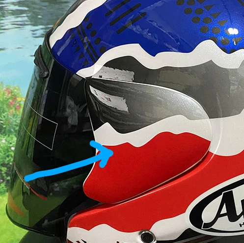 Arai 3/4用ヘルメット,sz-ram 3 hemzaレンズ,18ヘルメット,黒,ゴールド