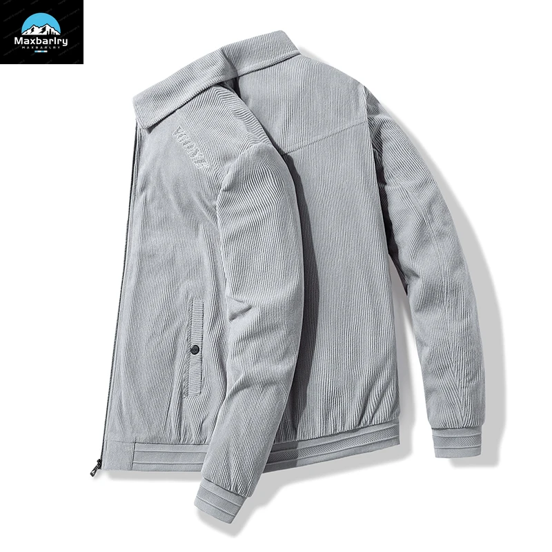 Рисунок 3 - Мужская Вельветовая куртка с отложным воротником