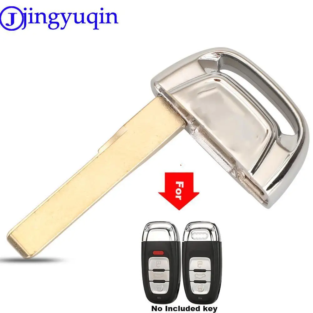 

jingyuqin 1ps Remote Key Uncut Blade For Audi Q5 A4L A5 A6 A7 A8 RS4 RS5 S4 S5 Smart Key Shell