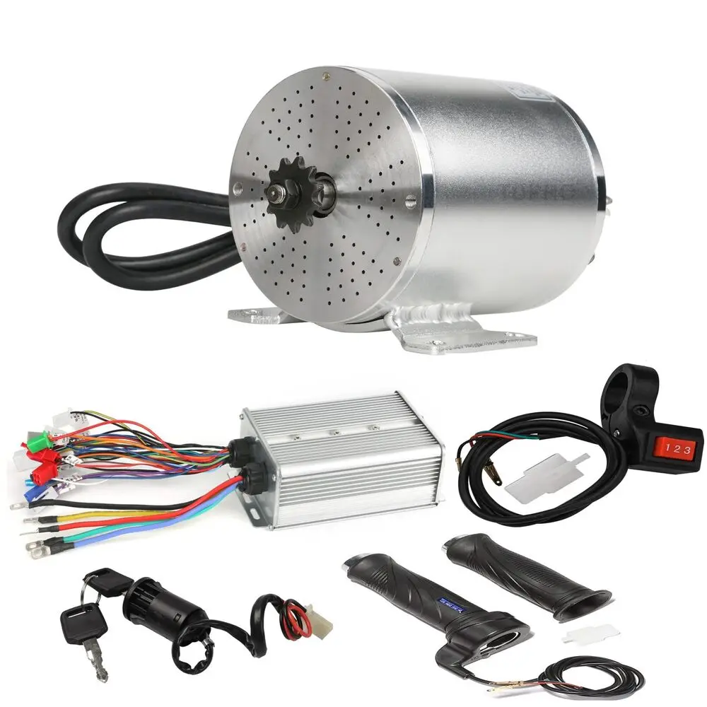 Tdpro Electric Brushless Motor Kit 60V 2500W Motor Controller Throttle Atv Quad Ebike Electric Go Kart Motor Buggy