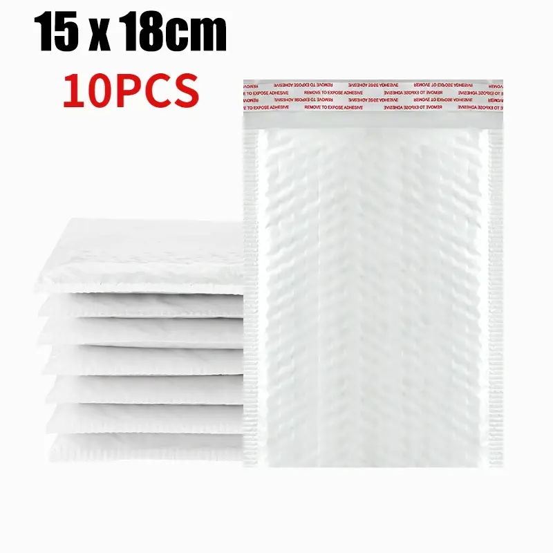 10-50Pcs Bubble Envelopes White Foam Shipping Bags Poly Bubble Mailers Pad Self Seal Packing Bags 11cm 15cm 23cm Wholesale - Image 12