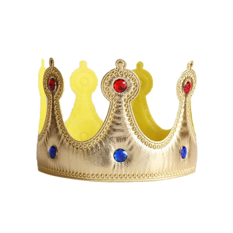 Happy Birthday Hat Gold Silver Adjustable King Princess Crown Girl Boy Adult Gifts Glitter Headwear Baby Shower Party Decoration party hat,birthday crown,birthday headband set