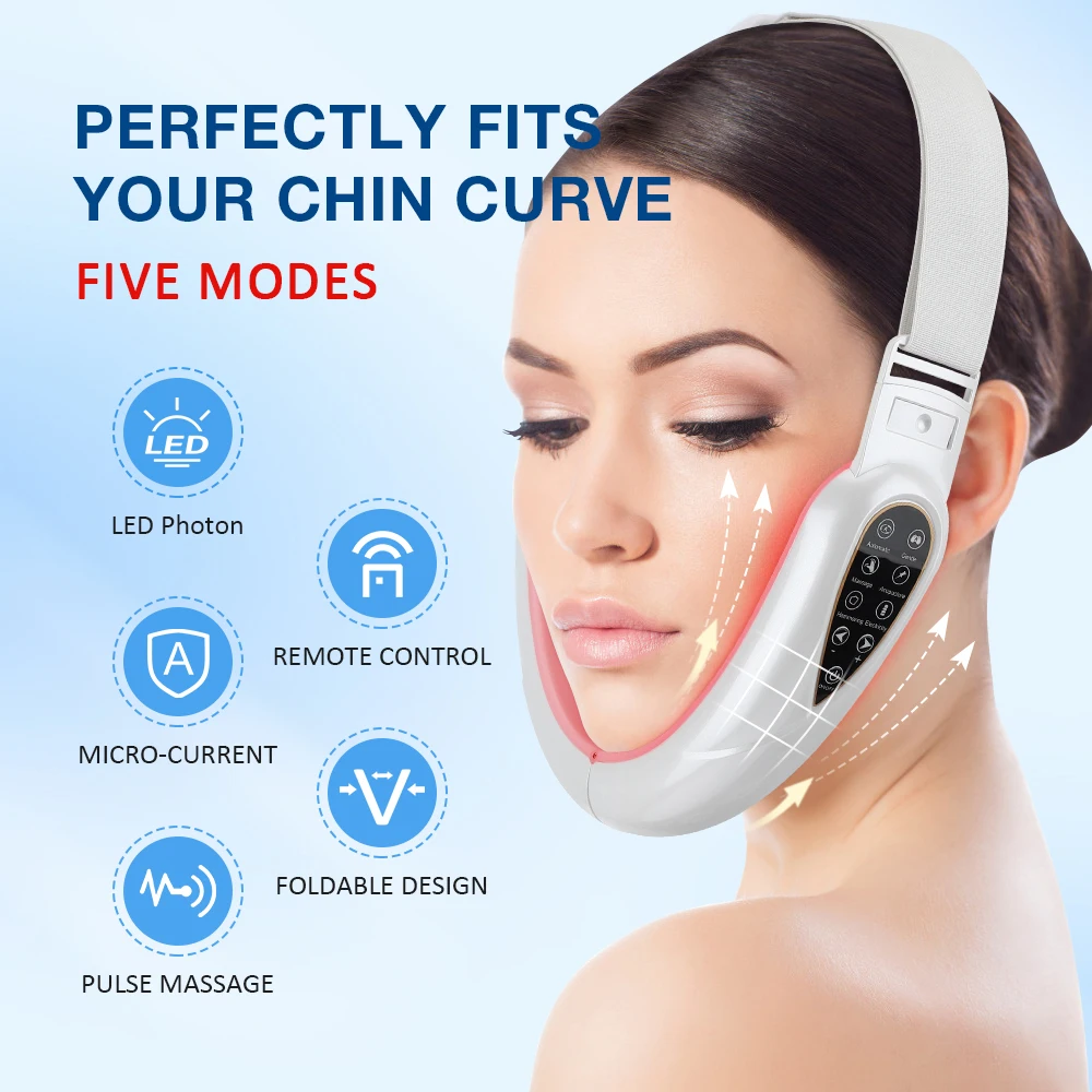 ABS Facial Lifting Massager with LED Photon Therapy