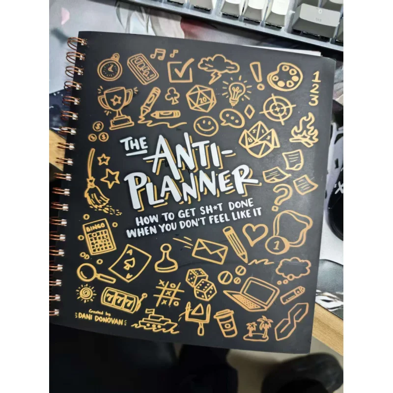 Anti-Planner Tag Book How To Get Sht Done When You Don't Feel Like It Creative Planner School Office Stationery for Adults 2