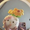 Sanrio Hello Kitty Plush Flower Potted Plant Super Cute Cartoon Anime Character Doll Ornaments Kawaii Birthday Gift for Girls 4