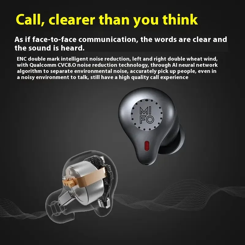 Ear Buds Mifo Ear New Mifo O5 Wireless Earphones In Ear Noise