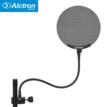 Alctron ma019b Nuovo mini filtro pop con schermo metallico per microfoni