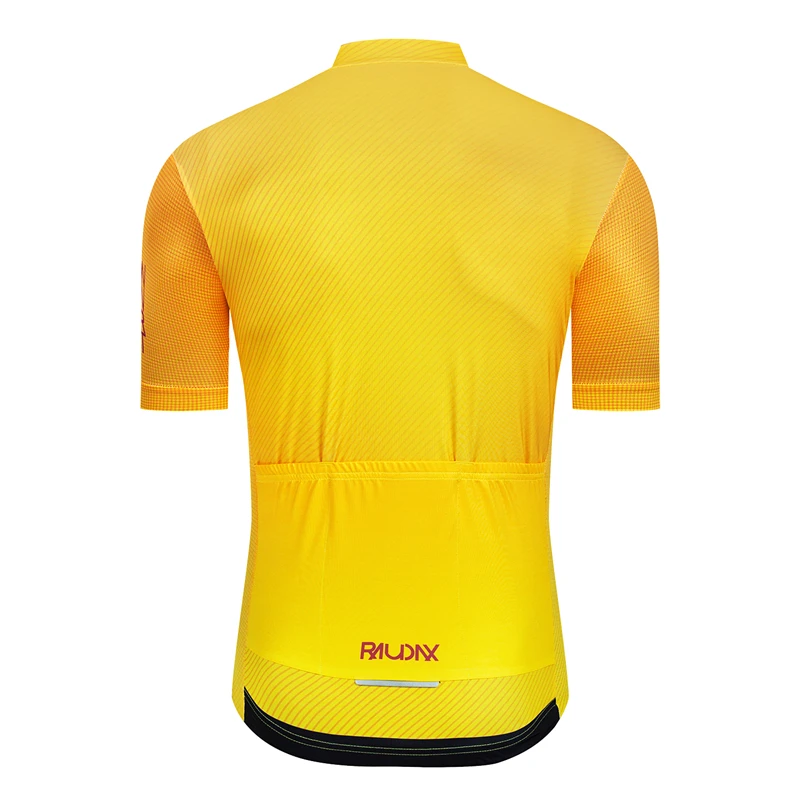 New Summer Men Short Sleeve Cycling Jersey Comfortable Breathable Mountain Race Cycling Team Suit RAUDAX Clothing