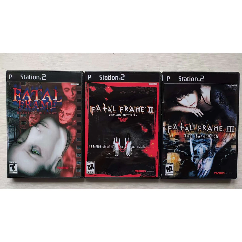 

PS2 Fatal Frame Series With Manual Copy Disc Game Unlock Console Station 2 Retro Optical Driver Retro Video Game Machine Parts