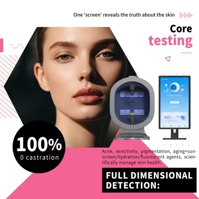5 Pro-AI Skin ImageAnalyzer Full-Body Multi-Spectral Scan for Beauty Equipment Scalp Analyzer Multi-Language 15.6 Inch 21.5 Inch