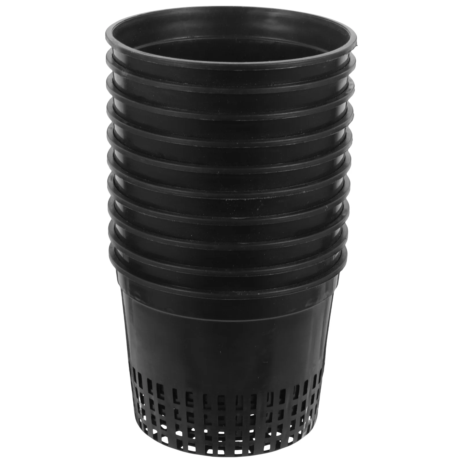 10pcs Net Pots Super Heavy Duty Cups Wide Lip Design Orchids Aquaponics Hydroponics Slotted Mesh Hydroponics Basket Container hydroponic flower pot plant pot