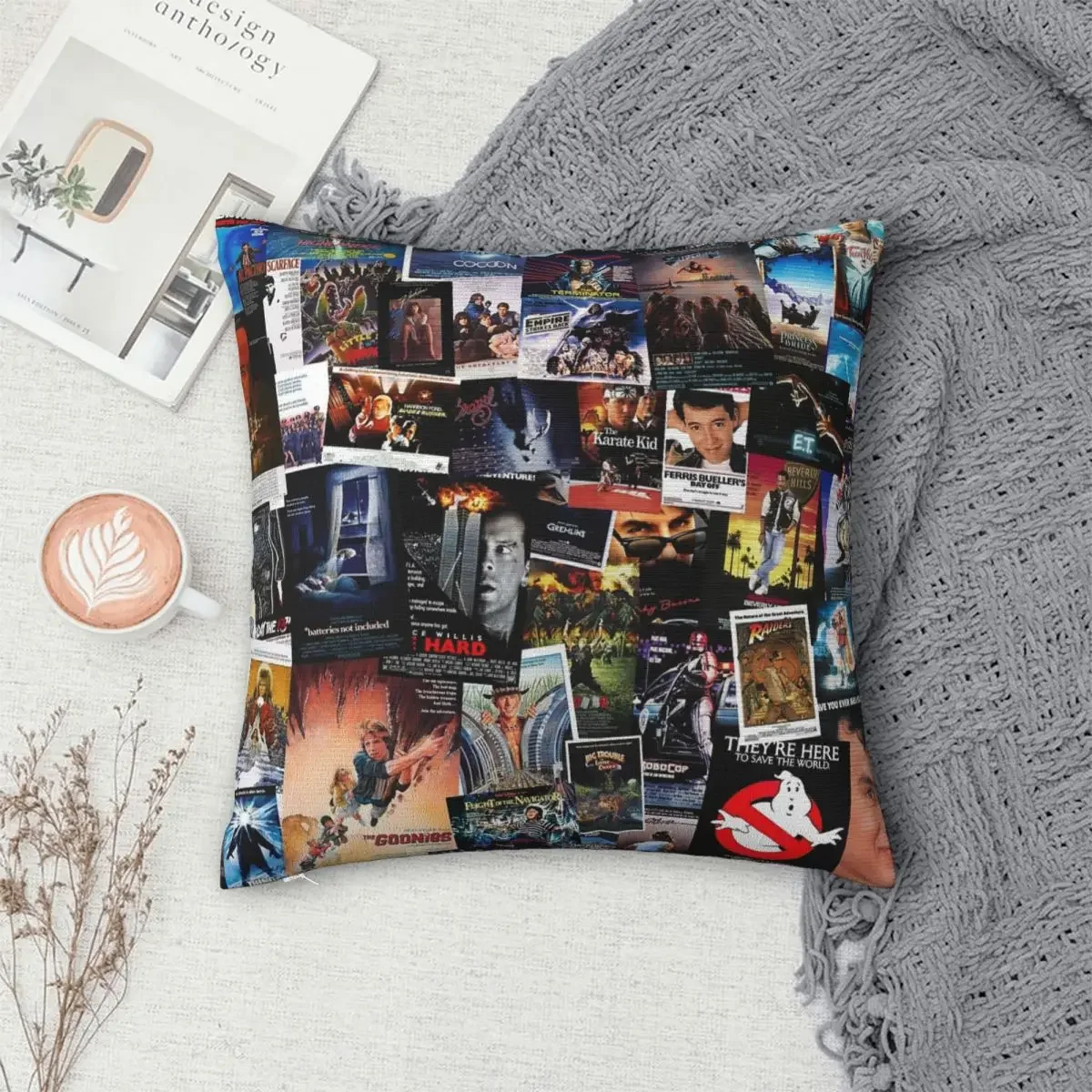 

1980s Movie Posters Pillowcase Polyester Pillows Cover Cushion Comfort Throw Pillow Sofa Decorative Cushions Used for Home Sofa