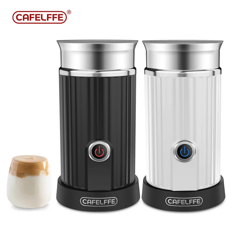Cafelffe Electric Milk Frother Frothing Foamer Chocolate Mixer Cold/Hot Latte Cappuccino automatic Milk Foam Cool Touch Stirring 1