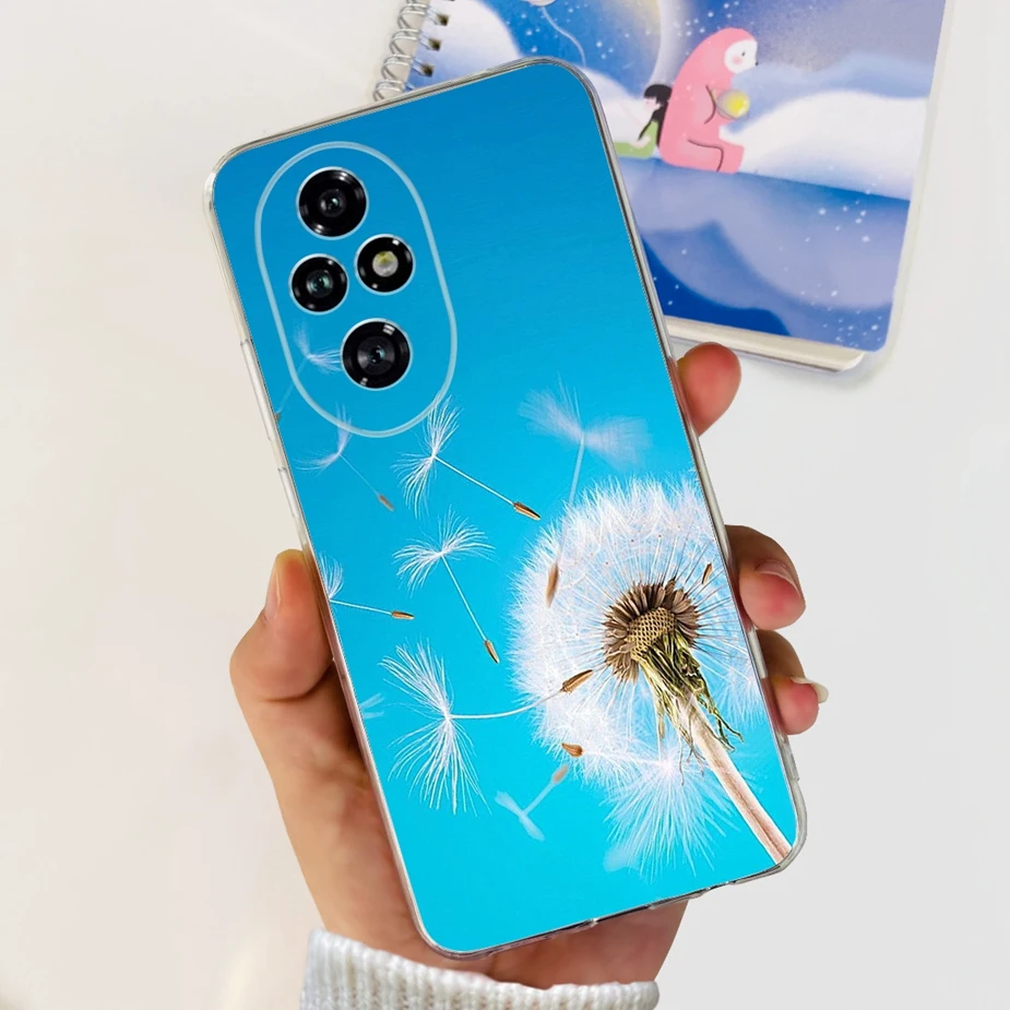 Cute Cat & Butterfly Painted Soft Silicone Phone Case -